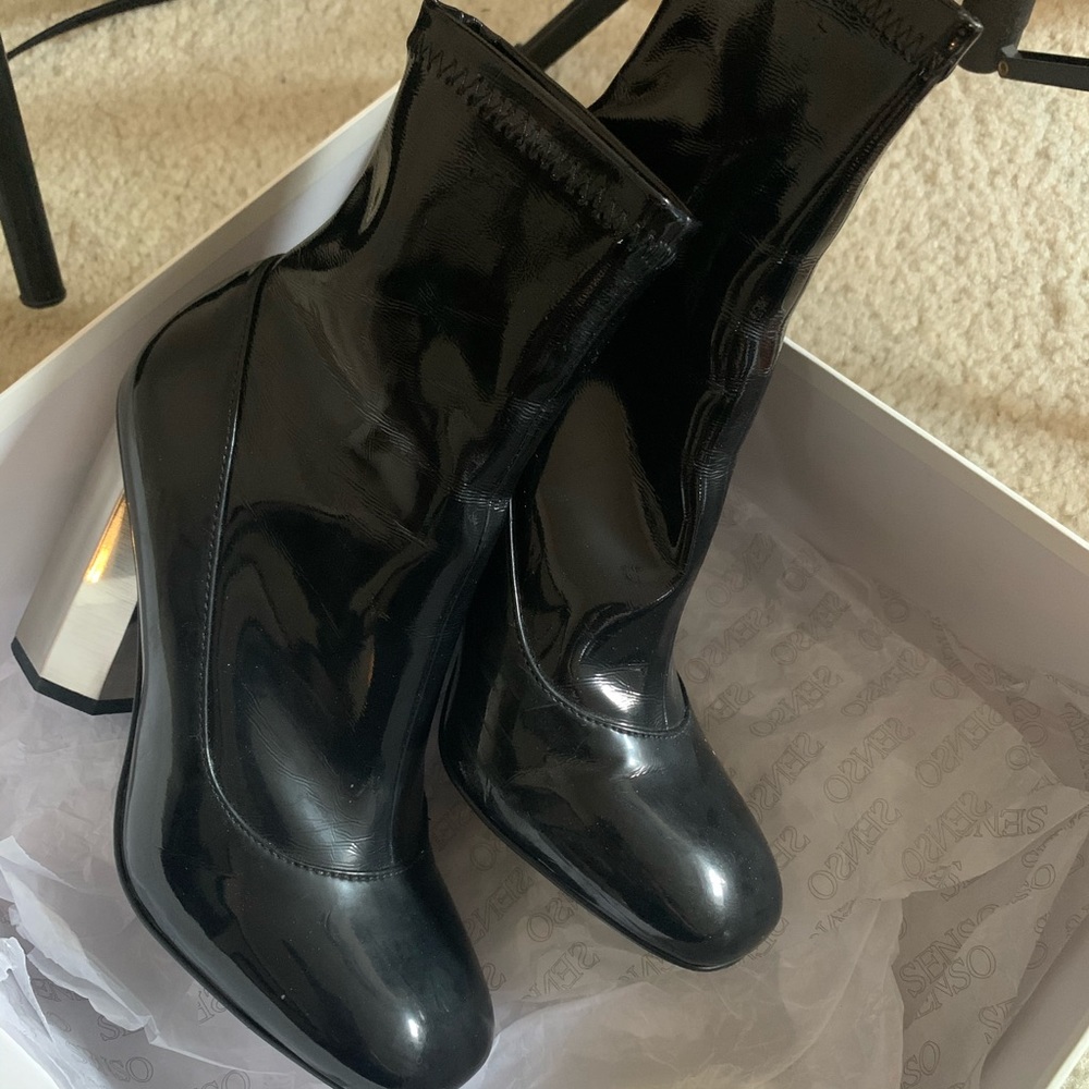 Senso black booties